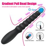 10 Speed Anal Vibrator Anal Beads Prostate Massage Dual Motor Butt Plug Stimulator USB Charge Vibrators Sex Toys for Men Women - 图片 5