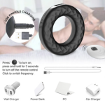 Wireless Remote Men's Cock Penis Rings Vibrator Sex Toys for Men Delay Ejaculation Vibrating Couple Male Masturbator - 图片 5