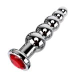 Jeweled 5 Ripple Anal Plug - Prostate Stimulating Anal Toy - Butt Plug - 图片 5
