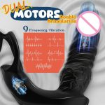 9 Speeds Thrusting Anal Vibrator Men Butt Plug Masturbation G Spot Vibrating Thrust Climax Feeling Adult Toy Anal Plug for Man - 图片 5