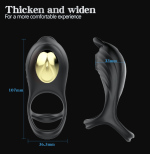 Male Silicone Remote Control Penis Ring Wireless Ultra Soft Cocking for Erection Enhancing Delay Ejaculation Sex Toy for Men - 图片 5
