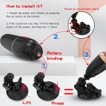 Realistic Automatic Thrusting Dildo Vibrator With Handle and Sucker Heating Telescopic Vibrating Sex Machine for Woman - 图片 5