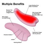 Lactation Massager for Women Breast Care Breast Massager for Nursing Mothers for Improved Milk Flow for Breast Pain Relief - 图片 5