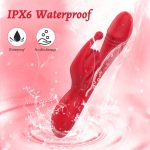 Hot Selling Heating Dildo Vibrator Clitoral Hand Hold Rose Vibrator Clitoris G Spot Vibrator Sex Toys for Women - 图片 5