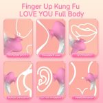 Mini Rose Clitoral Vibrator Female Clitoris Chest Masturbator Pink Gradient Masturbator Finger Orgasm Vibrator - 图片 5