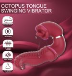 LetRock Rechargeable LED Display Tongue Vibrator for Women 9 Vibration Modes Vagina G Spot Women Sex Toys - 图片 5