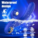 Wholesale G Spot Clitoral Stimulation Snail Vibrator 10 Speed 2 in 1 Dildo Stimulator Sex Toys for Women - 图片 5