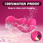 Wholesale 10 Speed Dual Clit Massager Flapping G Spot Vibrator Twisting Dildo Sex Toys for Female Masturbation - 图片 5