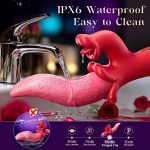 LetRock Xxx New G Spot Clit Stimulator C.h.a.n.e.l Adult Swinging Tongue Sex Toy Dildo Vibrator for Women - 图片 5