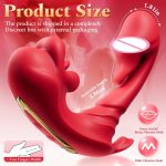 New Oral Sex Toys Wearable Vibrator 3 In1 G Spot Vibrator Toy Dildo Silicone Mold Adult Toys Dildo Vibrator for Women - 图片 5