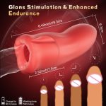 LetRock Male Masturbator Sex Toy for Men Penis Trainer with 9 Vibration 3 Suction Masturbation Machine Men Sex Toy Box - 图片 5