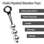 Hot Sale Metal Ball Cock Ball Adjustable Penis Stretcher Cock Pendant Weighty Penis Extender Male Penis Physical Exercise Device - 图片 5