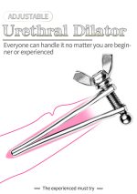 Metal Adjustable Horse Eye Catheter Penis Plug Stimulator Masturbation Ejaculation Delay Sex Tool Urethral Dilators for Men - 图片 5