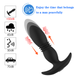Waterproof 10 Powerful Vibrating Prostate Massager Stimulation Patterns Remote Control Anal Butt Plug Sex Toys for Men - 图片 5