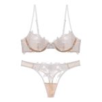 Manufacture INS Style Sexy Intimate Underwear Lingerie Wire Bra and Thongs Nightwear Teddy Lingerie Suit - 图片 5