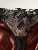 Lady Sexy Floral Embroidered Babydoll 2 Piece Underwire Bra and Panty Floral Cup Sleeping Nightwear Underwear Set - 图片 5