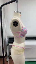 Women's Sexy Underwire Push-Up Lingerie Set Single-Layer Lace with Embroidery Jersey Fabric Thin Style Underwear - 图片 5