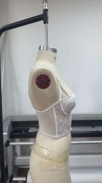 Women's Sexy Solid Pattern Bra & Brief Sets Pure Desire Push-Up Bra with Lace and Slimming Thongs Panties - 图片 5