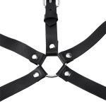 Leather Chest Harness Women Sex Lingerie Harness Body Erotic Sexy Toys Suspender Bra Cage Waist Wide Strap BDSM Bondage Fetish - 图片 5