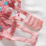 Sexy Lingerie Woman's Bra Bowknot Sexy Wire Free Lingerie Underwear Two Piece Female White Set Set Women's Erotic Lingerie Suit - 图片 5