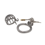 BDSM Bondage Sex Toys for Couples Chastity Belt Device Cock Cage Slave Punish Fun Men's Stainless Steel Chastity Cage Lock - 图片 5