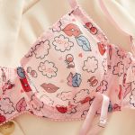 Women's Sexy Convertible Lace Bikini Set Three-Piece Erotic Lingerie with Logo Pattern Bra and Thongs for Summer - 图片 5