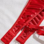 Manufacturers Sexy Women's Convertible Lace Bikini Set Sexy Three-Piece Erotic Lingerie with Logo Pattern Bra and Thongs - 图片 5