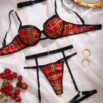 Women's Sexy Lace Erotic Lingerie Set Underwear Bra Panties for Summer - 图片 5