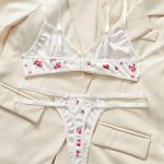 Wholesale Design Hot Sexy New Design Transparent Hot Sexy Bra Panty Set Lace Lingerie Women Bra and Panty Underwear Set - 图片 5