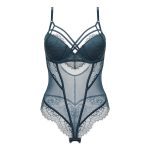 Source Factory Custom Sexy One-Piece Jumpsuit Transparent Lace Hollowed-Out Underwear for Women Made From Jersey Fabric Lingerie - 图片 5