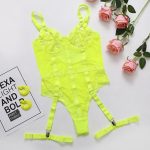 A Best-selling and Popular Lingerie Item, Lace Mesh Mesh Steel Rims, Halter Straps, See-through Bra Straps, and a One-piece Suit - 图片 5