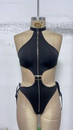 This Is a Best-selling and Trendy One-piece Lingerie with a Hollowed-out Waistband That Can Be Unbuttoned on Both Sides - 图片 5