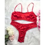 Best-selling Erotic Lingerie, Sexy Women's Bra, Elastic Color Ding, Comfortable European-sized Halter Lingerie - 图片 5