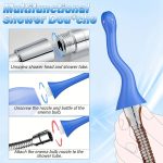 300ML Enema Anal Douches Enema Bulb With Bendable Silicone Nozzles Anti Backflow Shower Douche Enema Kit for Men and Women - 图片 5