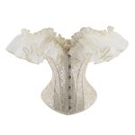 Jacquard Satin Lace Court Ladies' Body-shaping Dress, Waist-cinching Corset and Body-shaping Top - 图片 5