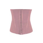 Belt-cinched Mesh Fabric Corset, Body-shaping Garment, Belt-cinching Strap Fishbone Sexy Corset, Women's Top - 图片 5