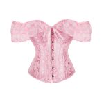 Lace Short-sleeved Shapewear, Thin Corset Top for the Masquerade Ball, Sexy Wedding Dress, Bone Suit - 图片 5