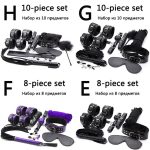 High Quality Bondage Gear 10 Piece BDSM Sexuel Erotic for Couples Sex Furniture Set Adult Sex Toy Japan Bondage Kit SM Product - 图片 5