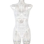 A of Popular European and American Adult Lingerie with Lace, Eyelash and Lace Trim Splicing and Necklaces - 图片 6