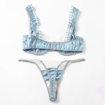 European and American Best-selling Lace-trimmed Embroidered Sex Bras, Sexy Bras and Sex Underwear Sets - 图片 6