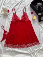 Manufacture Sale Design Pullover Lady Sleeping Time Home Loungewear Bedroom Strap Lace Nightgowns Lingerie Dress - 图片 6