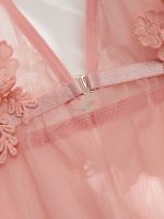 Charming Pastel Pink Babydoll Offering Soft Feminine Touch Babydoll Lingerie Dress Mini Wear Women Nighties Babydoll Lingerie - 图片 6
