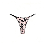 Women's Sexy Velour Lingerie and Panties Set Crotchless Bar and Sequined Appliques Decor Woven Underwear for Women - 图片 6