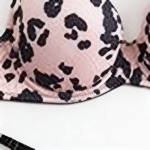 In Stock Women's Sexy Velour Lingerie and Panties Set Crotchless Bar and Sequined Appliques Decor Woven Underwear for Women - 图片 6