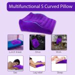 Inflatable Sex Pillow BDSM Adult Travel Pillow for Sex Aid Climax Wedge Pillow Sexual Position Cushion Couple Game Sex Furniture - 图片 6