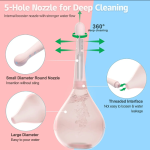 OEM Post Anal Enema Tool Post Anal Cleaner Douche Gay Cleaner Have Fun with Anal Enema Bulb with 5 Spouts - 图片 6