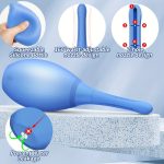 OEM Bendable Silicone Nozzle Enema Bulb Kit Anti-Backflow Shower Douche for Colon Cleanse Anal Sex Toys for Men and Women - 图片 6