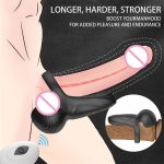 2022 Vibrator Penis Cock for Man Delay Ejaculation Sex Toys Couple Rings Penisring Vibrating Ring Vibrator for Men - 图片 6