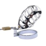 Chastity Device Locked Cage Male Cock Cage Sex Toy Rings Chastity Cage - 图片 6