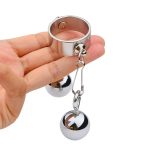 Metal Scrotum Stretcher Stainless Steel New Metal Ball Cock Ring Penis Bondage Lock Strength Training Ball Stretcher Scrotum - 图片 6